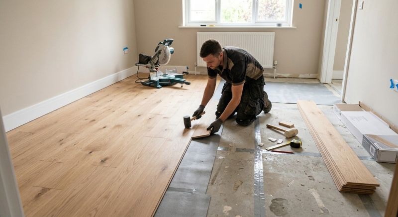 Finished Floor Installation