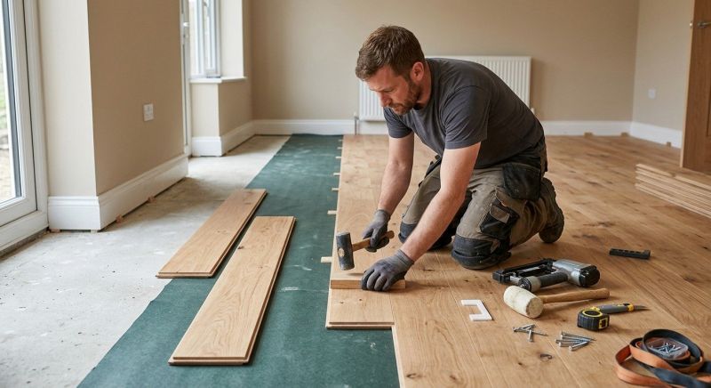 Hardwood Floor Installation