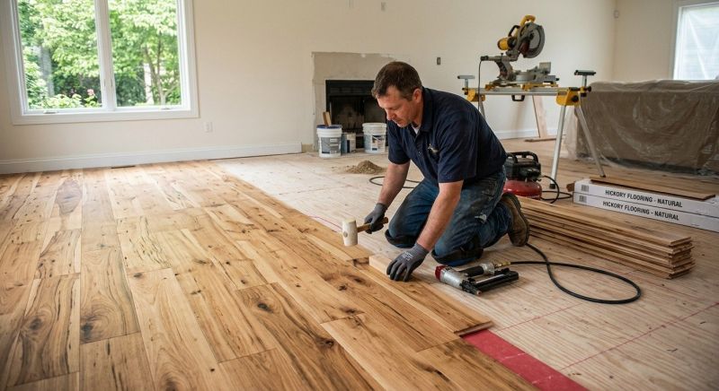 Hickory Floor Installation