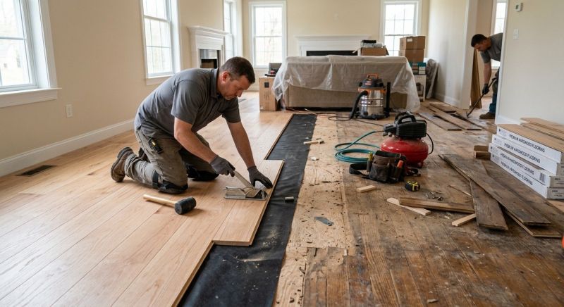 Wood Flooring Replacement in Steilacoom, WA