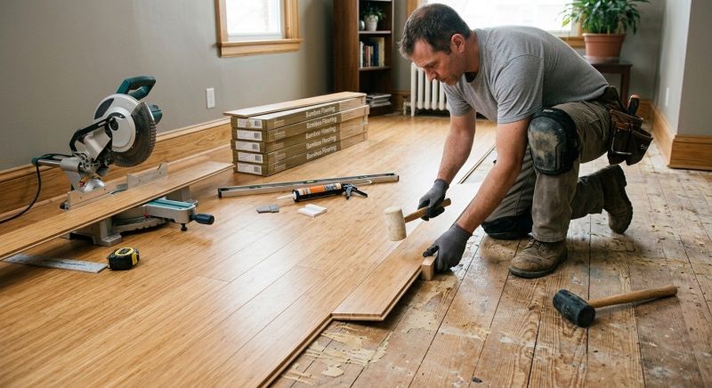 Bamboo Flooring Installation in Puyallup, WA