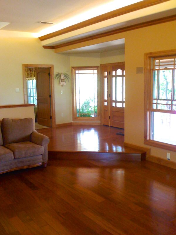 Cherry Floor Installation in Fox Island, WA