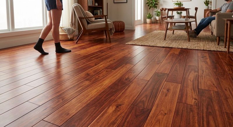 Cherry Floor Installation in Renton, WA
