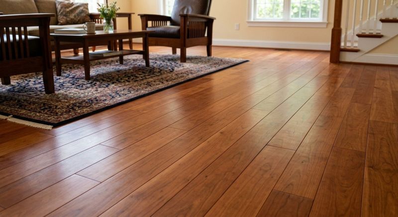 Cherry Floor Installation in Yelm, WA