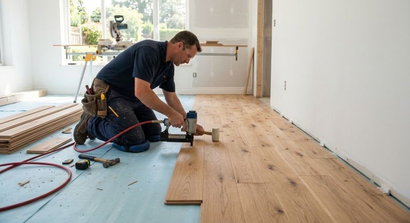 Hardwood Floor Installation in Puyallup, WA