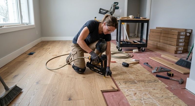 Hardwood Floor Installation in Yelm, WA