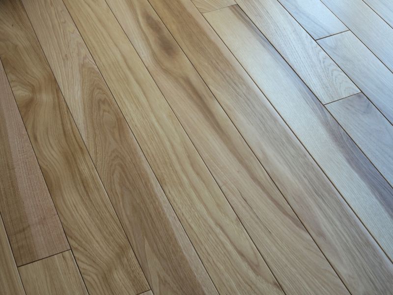 Hickory Floor Installation in Puyallup, WA