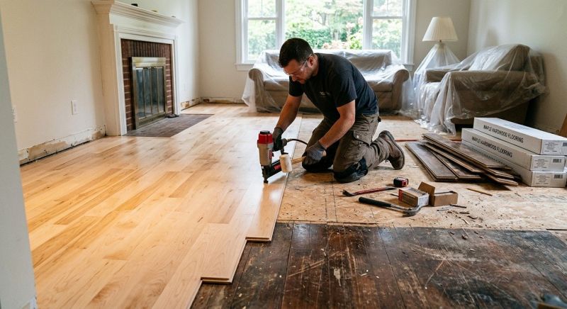 Maple Flooring Installation in Enumclaw, WA