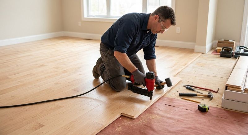 Maple Flooring Installation in Orting, WA