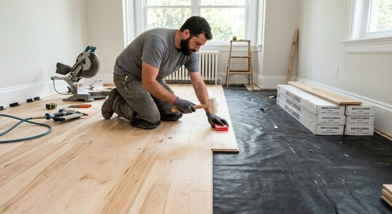 Maple Flooring Installation in Renton, WA