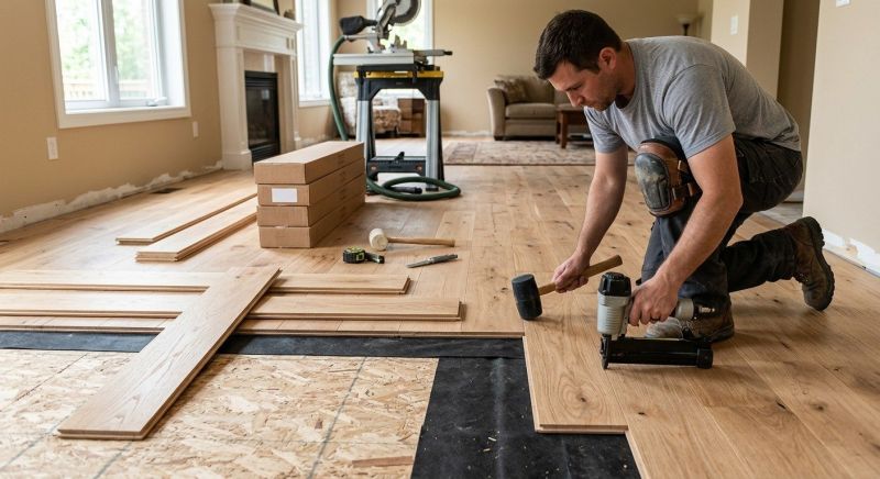Oak Floor Installation in Auburn, WA