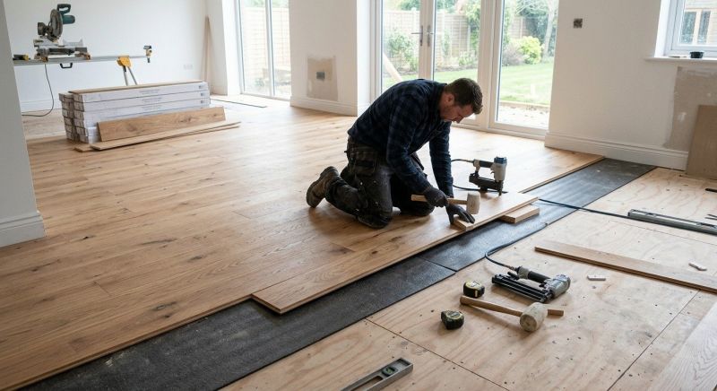 Oak Floor Installation in Pierce County, WA
