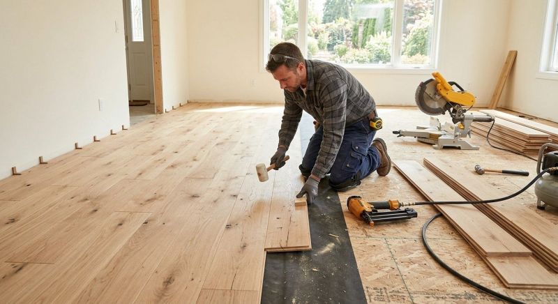 Oak Floor Replacement in Puyallup, WA