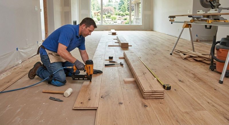 Plank Floor Installation in Puyallup, WA