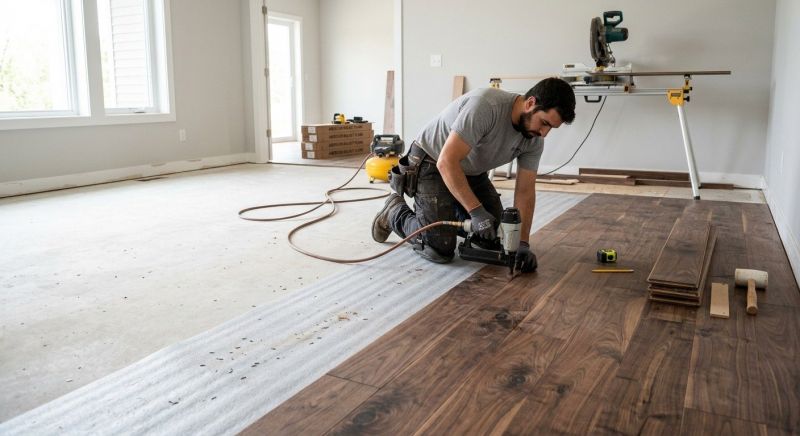Walnut Flooring Installation in Puyallup, WA