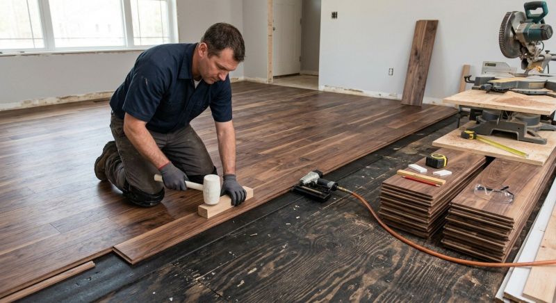 Walnut Flooring Installation in Puyallup, WA