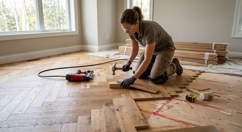 Walnut Flooring Installation in Puyallup, WA