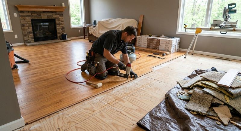 Wood Floor Replacement in Enumclaw, WA