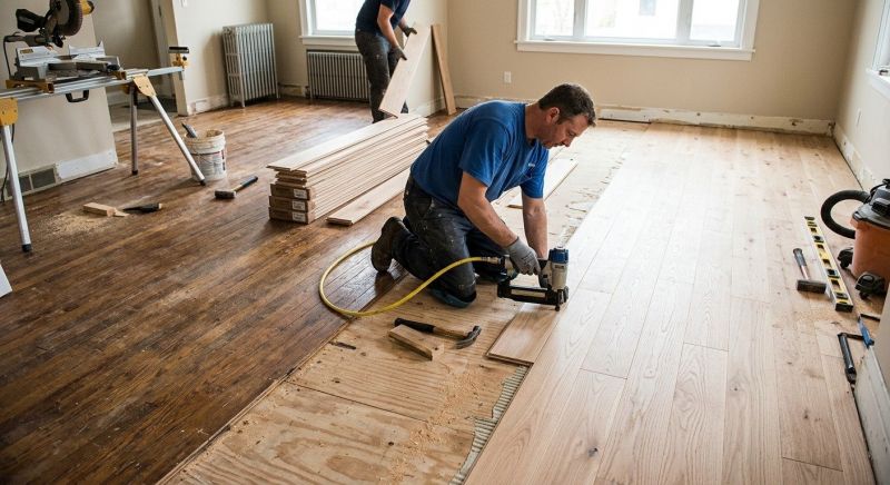 Wood Floor Replacement in Kent, WA