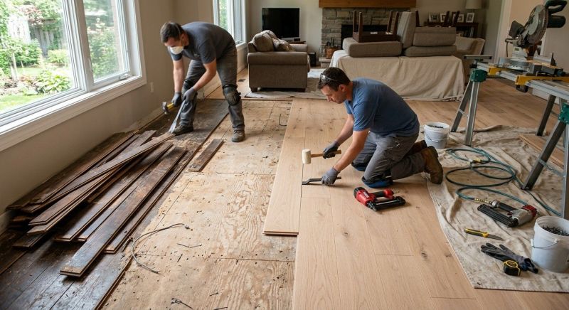 Wood Floor Replacement in Kent, WA