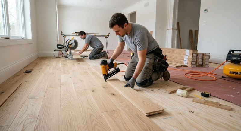 Wood Floor Replacement in Puyallup, WA